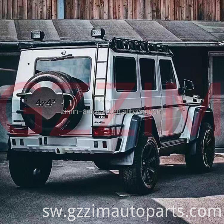 Gari inayoweza kurekebishwa aluminium alloy / chuma paa rack nyeusi paa la kubeba kwa merc*des-b*nz g-class